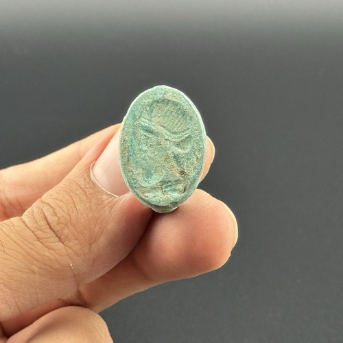 Anello antico romano bronzo - anello, in