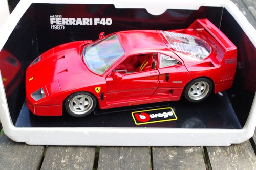 Burago ferrari f40 1987 - burago,