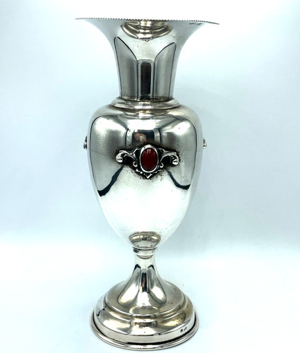 Vaso fiori argento 800 - in,