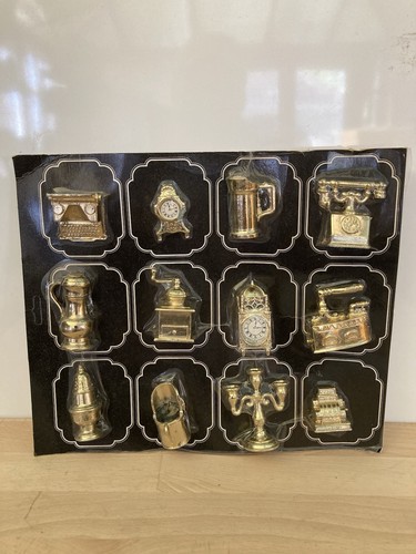 Set miniature gold coloured - miniature,