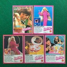 (O77) Pubblicità Advertising Clipping 19x13 cm (5 pezzi) MATTEL BARBIE BELLEZZA
