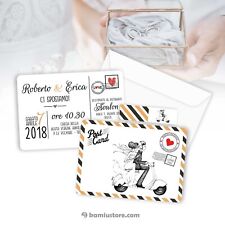 Partecipazioni Matrimonio “Wedding Vintage” - Set completi da 25 - 50 -100