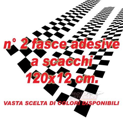 Fascia adesiva scacchi - adesiva, a