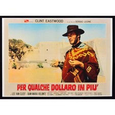 locandina PER QUALCHE DOLLARO IN PIU' clint eastwood lee van cleff volontè C CAT