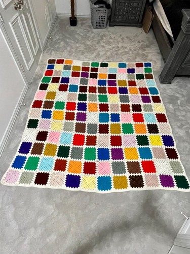 Granny core coperta colorata - core,