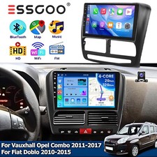 Autoradio 9" 2+32GB Android 15 per Fiat Doblo MK2/Opel Combo D GPS CarPlay KAM+