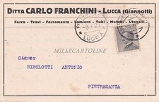 LUCCA - Ditta Carlo Franchini - Ferro-Travi-Ferramenta 1929