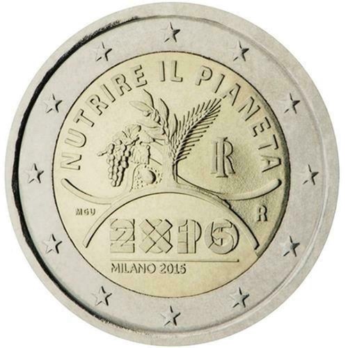 Euro commemorativa italia - 2,