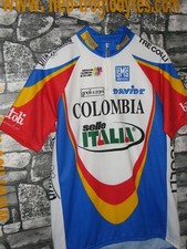 Vintage Cycling jersey shirt '90s team Colombia   maglia bici ciclismo 