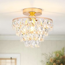 Lampadario Cristallo Oro