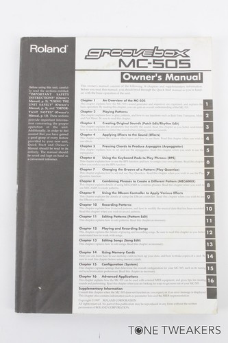Roland 505 groovebox - mc-505,
