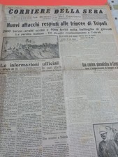 CORRIERE DELLA SERA 29-10-1911