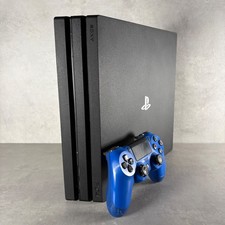 PLAYSTATION 4 PRO 1TB PS4 CONSOLE Nero Con CONTROLLER —FIRMWARE 12.52—