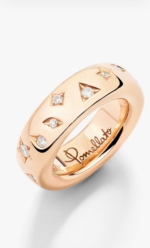 Anello pomellato iconica slim - iconica,