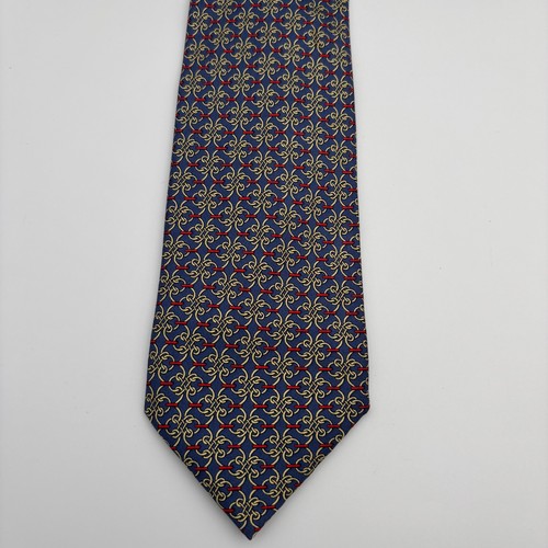 Cravatta hermes 100 seta blu - hermes,