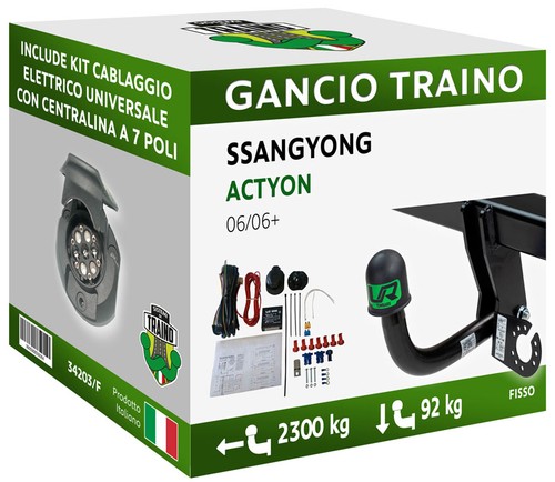 Gancio fisso ssangyong actyon - fisso,