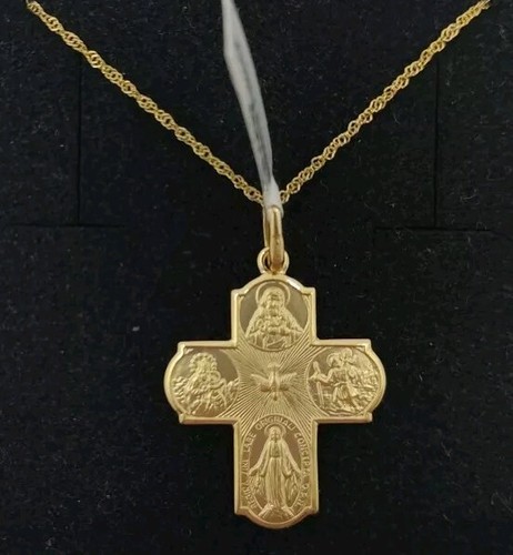 Pendente catena oro - e, 18k