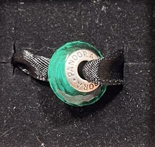 Charm Pandora Verde Vetro Murano Originale Argento Nuovo Gioielli Brand