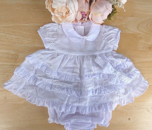 Vestito bianco bambina - , fascia