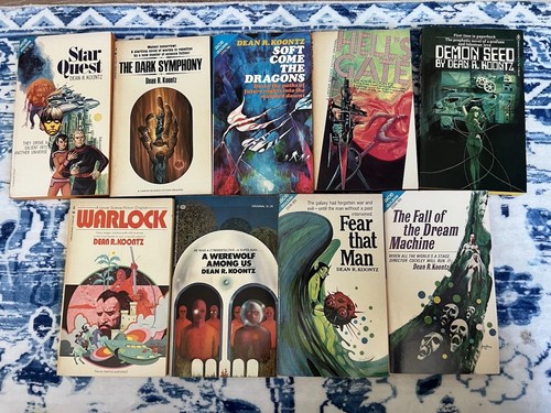 Dean koontz vintage - sci-fi, lot