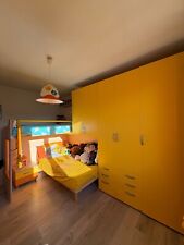 cameretta bambini  con letto a castello e armadio moretti compact 
