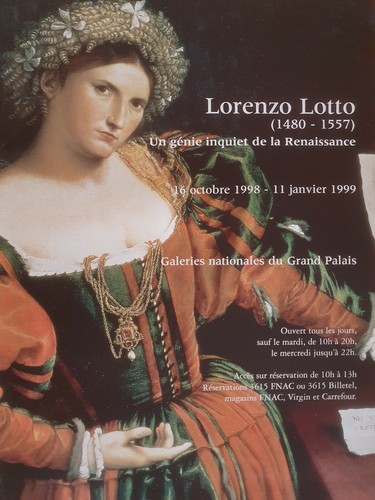 Lorenzo lotto poster mostra - -,