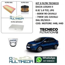 TAGLIANDO 3 FILTRI TECNECO