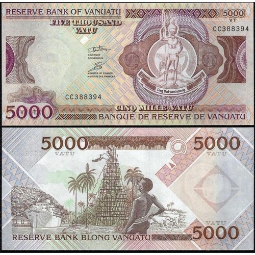 Vanuatu 5000 vatu - -, unc