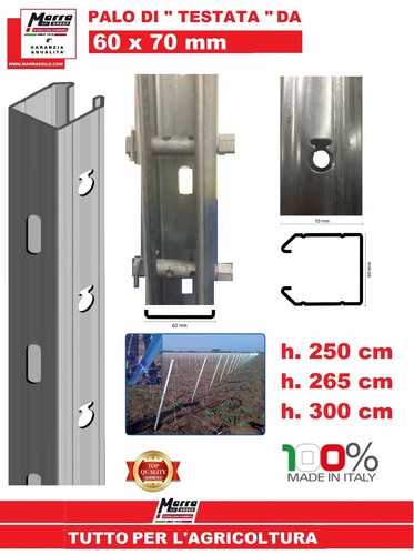 Palo testata 60x70 pali - palo,