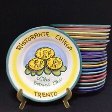 Piatti Del Buon Ricordo 1986-1995 Ceramica Vieti Mare Decorati A Mano Collezione