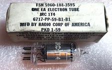 5pcs RCA NIB JRC 1T4 Vintage