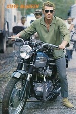 STEVE McQUEEN Triumph Moto