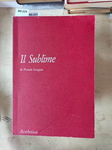 Sublime pseudo longino - il,