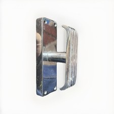 Cremonesi Vintage Per Finestre Argento Cromo Originali Dell’epoca Porta Finestra