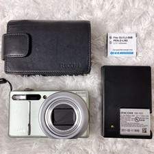 Fotocamera digitale compatta RICOH CX5 argento 10x zoom testata venditore...