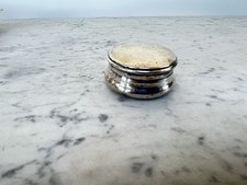 ANTICA SCATOLA CONTENITORE ARGENTO PUNZONATO 800 ITALIA OLD SILVER BOX