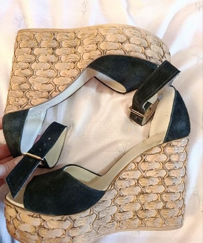 Tacchi donna neri scamosciati