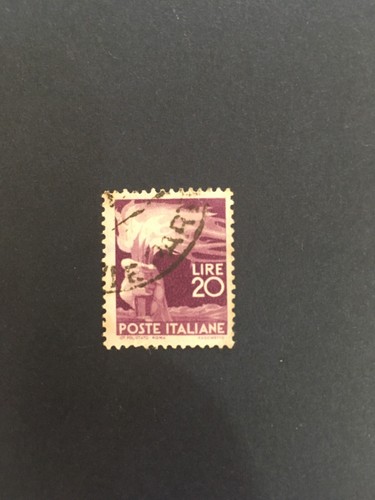 Francobollo poste italiane - francobollo, 20