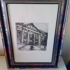 Antonio Del Donno incisione acquaforte cartoncino belvedere S LEUCIO Benevento