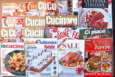 RICETTE DI CUCINA PER LE FESTE DI NATALE - Lotto di 30 riviste assortite