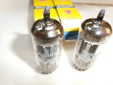 ® PAIR PHILIPS Ei ECC82 12AU7