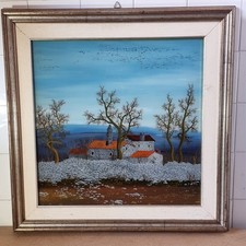 Mario Mendica 1978 Olio Su