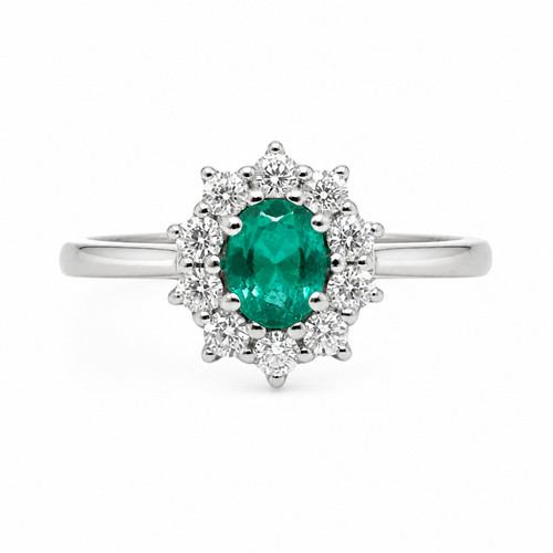 Anello salvini 18kt oro bianco - oro,