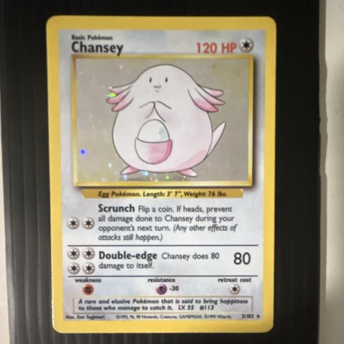 Chansey 102 pokémon holo - pokémon,