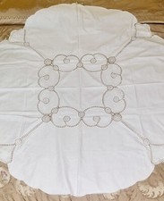 Tovaglia tonda da 8 persone in puro cotone pregiato