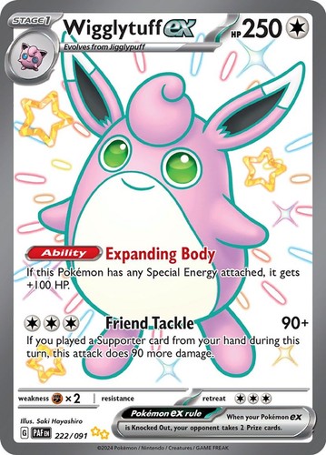 Wigglytuff 222 091 - ex, 222/091