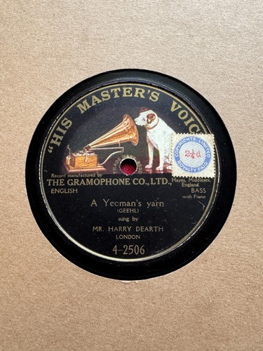 78rpm bass harry dearth - 78rpm,,