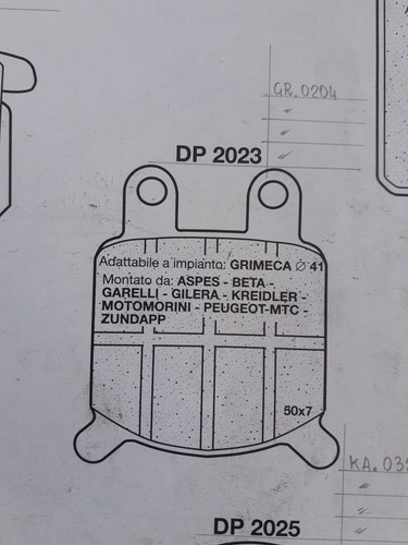 Pastiglie freno dp2023 aspes - pastiglie,