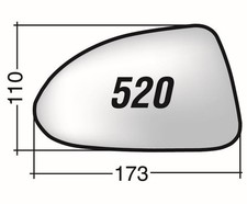 Per Opel Corsa E da 2014 Vetro