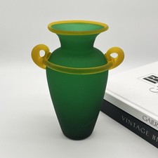 Vaso vintage in vetro di